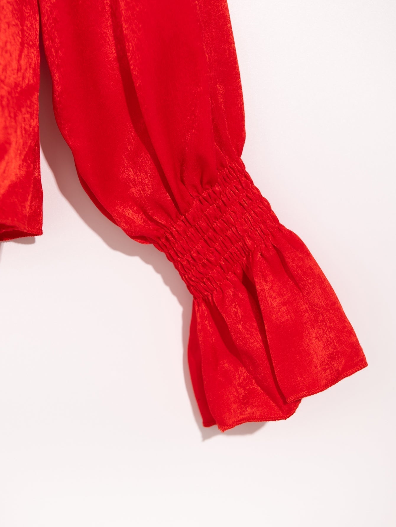 fermon - One Shoulder Puff Sleeve Blouse