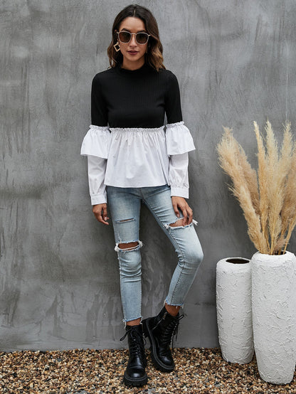 fermon - Color Block Blouse