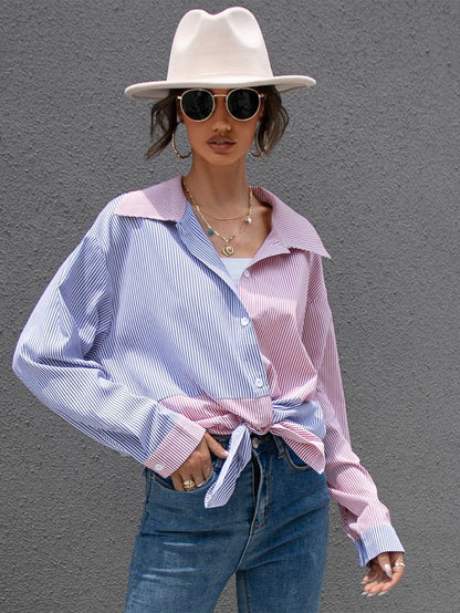 fermon - Colorblock Striped Shirt