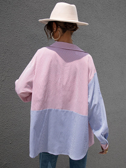 fermon - Colorblock Striped Shirt