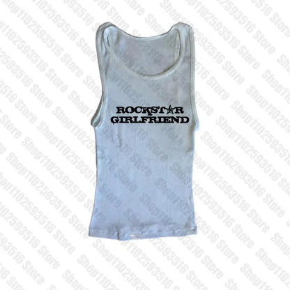 Gothic Emo Skull Graphic Print Crop Top