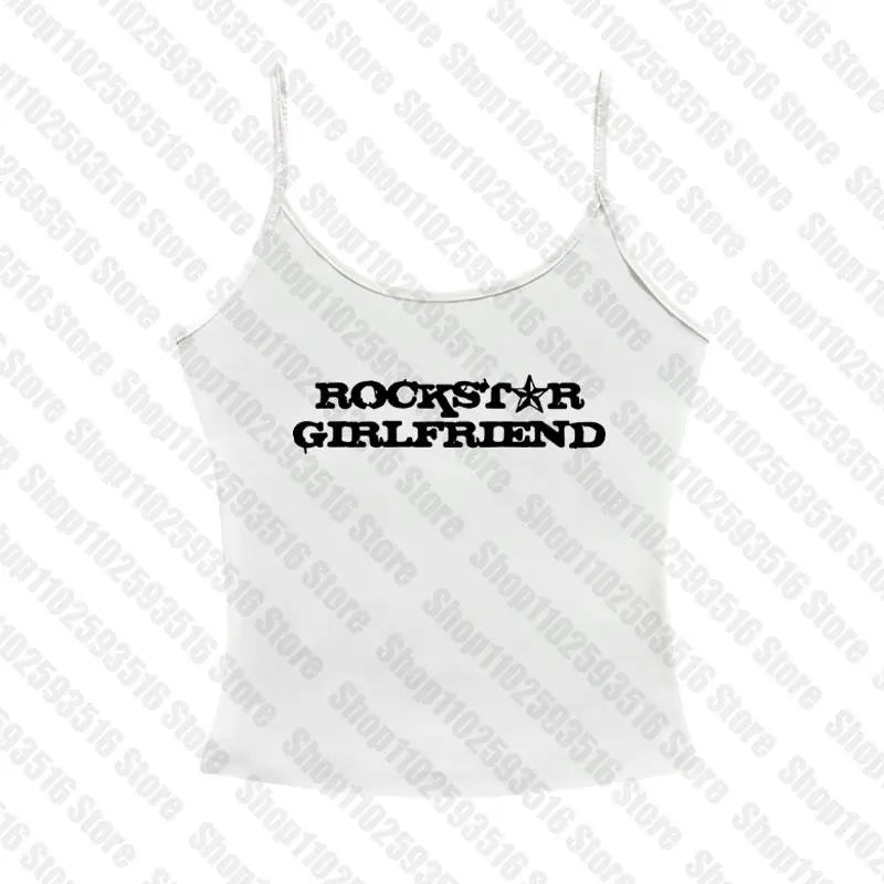 Gothic Emo Skull Graphic Print Crop Top