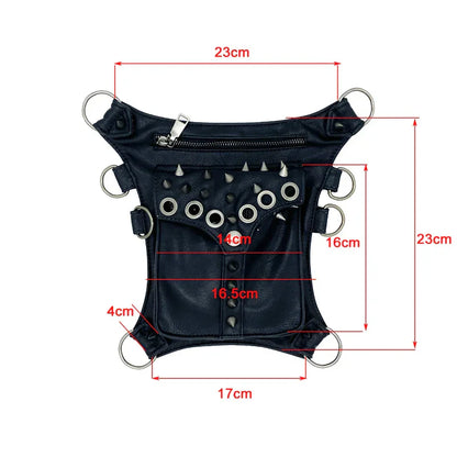 Steampunk Retro Gothic Fanny Waist Rock Thigh Rivet Pack Vintage Bag