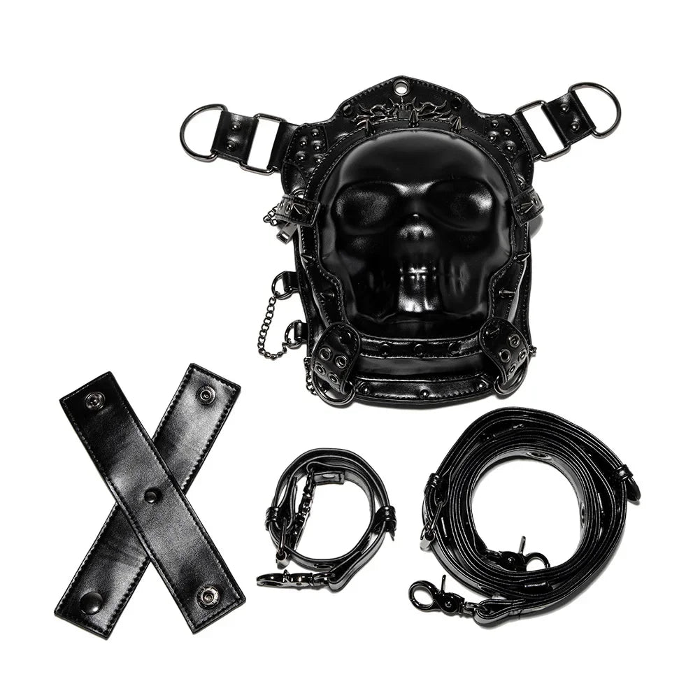 Moto Vintage Rivet Rock Retro Waist Fanny Steampunk Gothic Bag