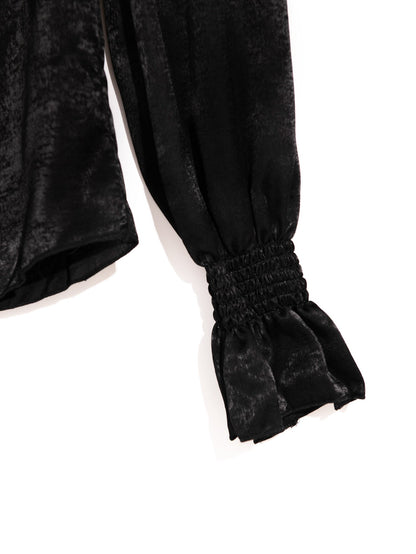 fermon - One Shoulder Puff Sleeve Blouse